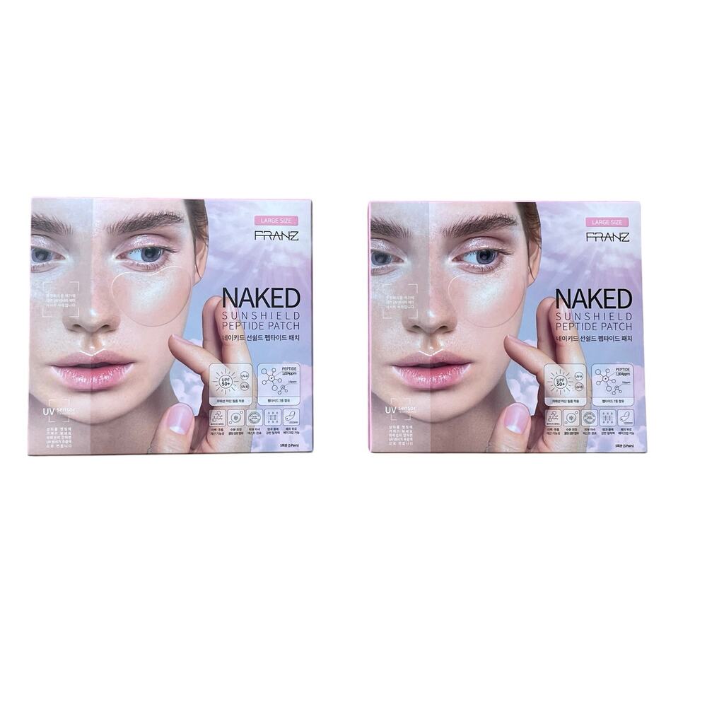 Franz NAKED SunShield Peptide Patch L Size, 10 Pair